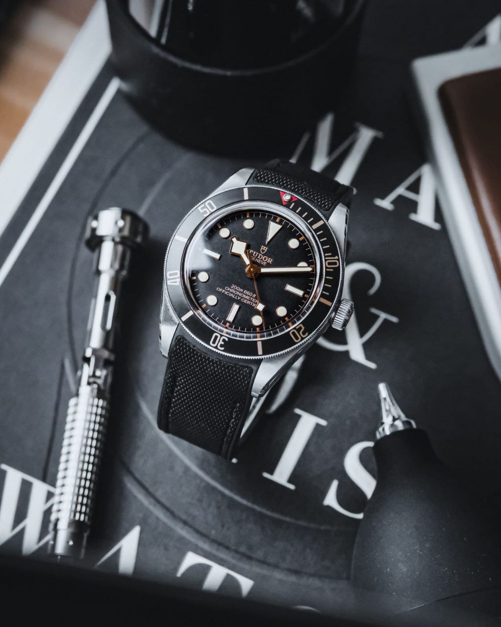 HYBRID FKM RUBBER FOR TUDOR BB58 (NAVY BLUE)
