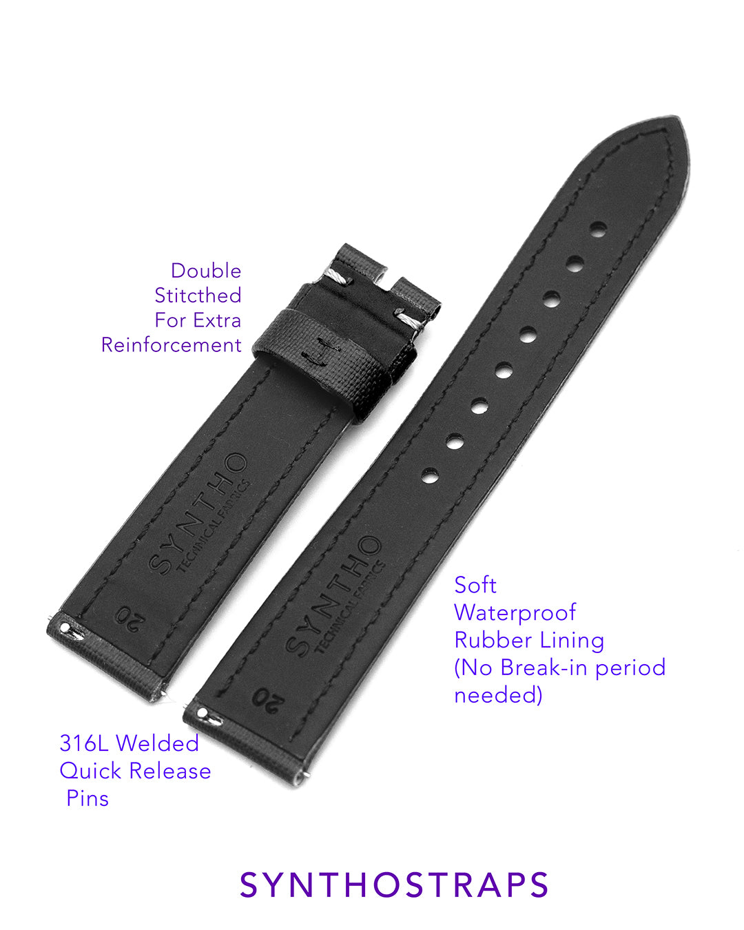 CLASSIC - DARK BROWN SAILCLOTH (TONAL STITCHING)