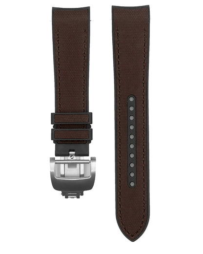 HYBRID FKM RUBBER FOR TUDOR BB58 (BROWN)- DEPLOYANT VERSION