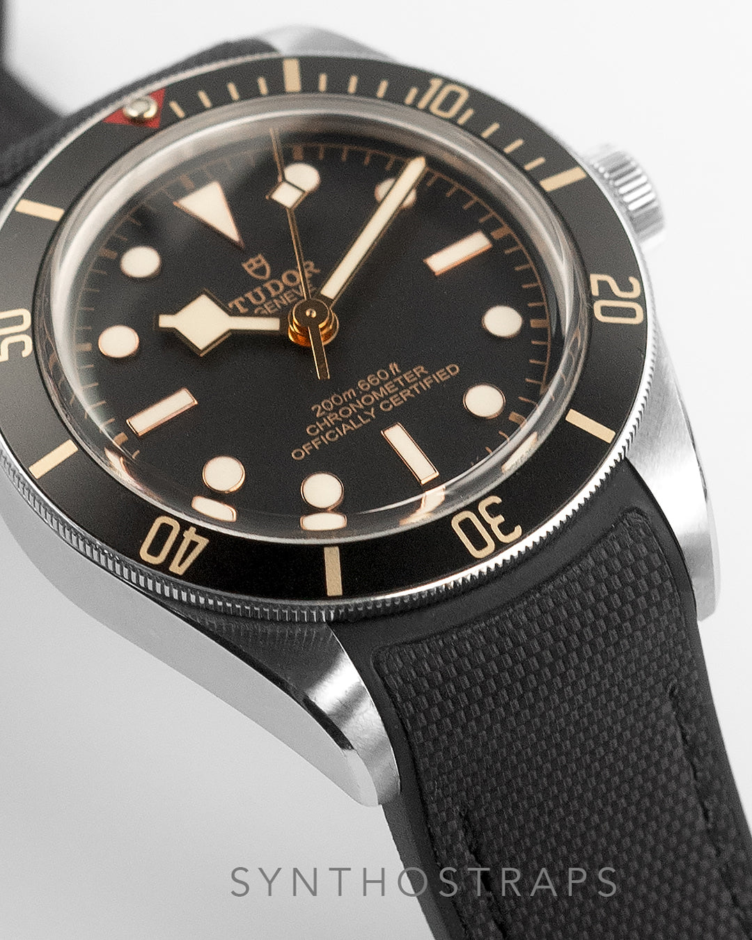 HYBRID FKM RUBBER FOR TUDOR BLACK BAY 58 (BLACK)